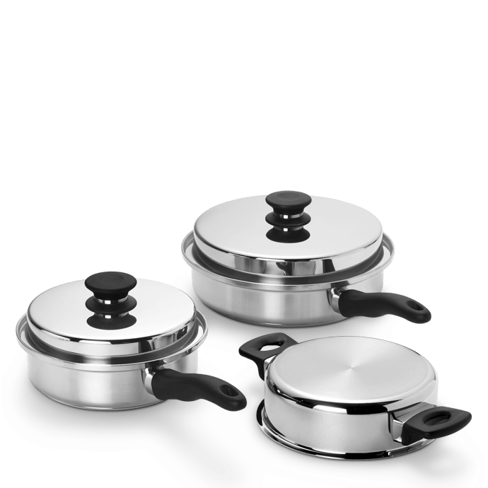 iCook™ Juego de sartenes para saltear de 5 piezas