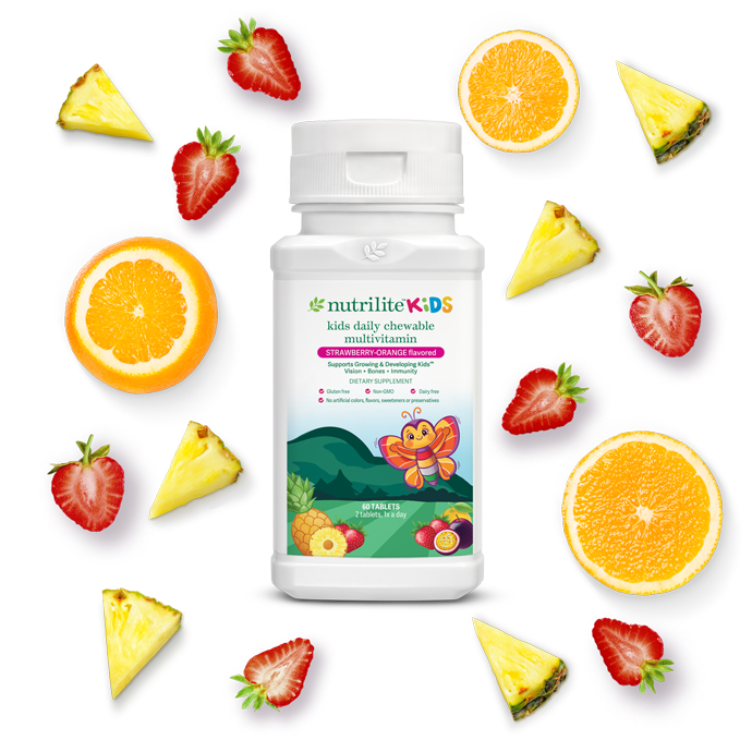 Multivitamínico masticable diario para niños Nutrilite