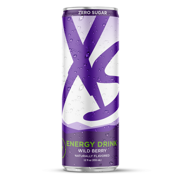 Bebida de energía XS™ 12 oz - Mora silvestre