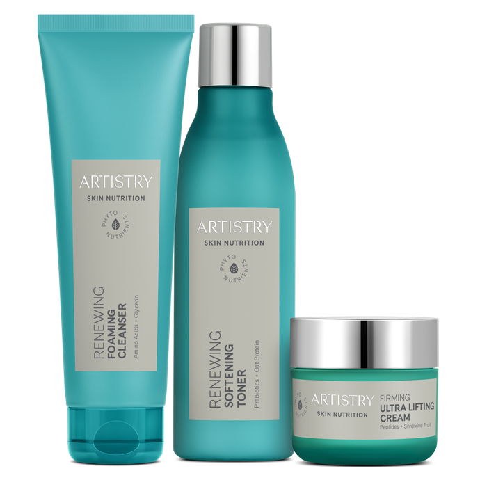 Paquete sistema reafirmante Artistry Skin Nutrition- Piel Extra Seca